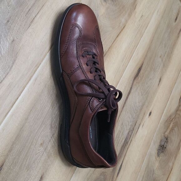 Ecco Brown Leather Casual Men\'s Lace Up Shoe Size 8/8.5 main image 6